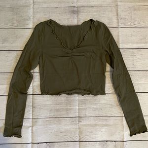 Long Sleeve Crop Top